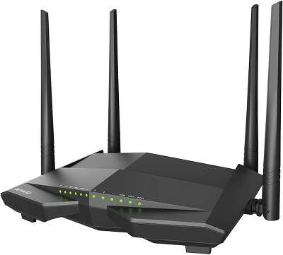 Tenda V12 Двухдиапазонный Wi-Fi гигабитный VDSL/ADSL модем-маршрутизатор AC1200, 2,4/5 ГГц, до 1167 Мбит/с