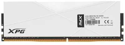 Модуль памяти DDR4 UDIMM 16Gb DDR3600 ADATA XPG Spectrix D50 RGB White (AX4U360016G18I-SW50)