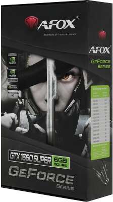 Видеокарта Afox PCI-E nVidia GeForce GTX1660 SUPER 6GB (GDDR6/192BIT/DP/DVI/HDMI/ATX DUAL FAN/RTL) (AF1660S-6144D6H4-V2)