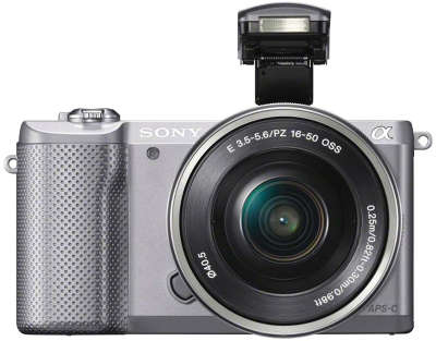 Цифровая фотокамера Sony Alpha 5000 Kit (16-50 мм) Silver