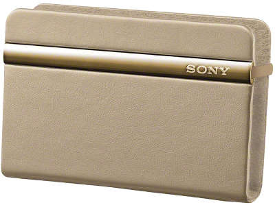Кожаный кейс Sony LCJ-THF(золотой)