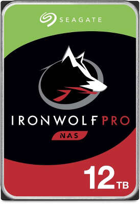 Жесткий диск SATA3 12Tb [ST12000NE0008] Seagate Ironwolf Pro, 7200rpm, 256Mb