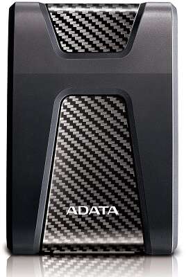 Жесткий диск внешний/ Portable HDD 1TB ADATA HD650 (Black), Silicone, USB 3.2 Gen1, 121x81x21mm, 201g /3 года/