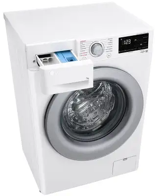 Стиральная машина LG F2V3HS4W класс: A загр.фронтальная макс.:7кг белый инвертор