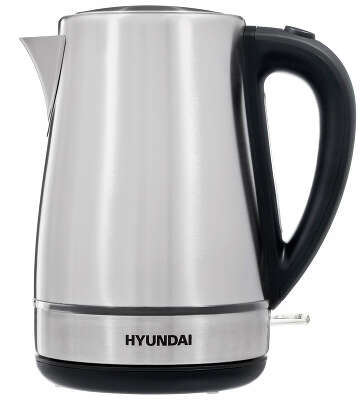 Чайник Hyundai HYK-S3020 1.7л. 2200Вт серебристый матовый/черный (корпус: металл)