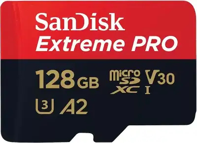 Флеш карта microSDXC 128GB Sandisk SDSQXCD-128G-GN6MA Extreme Pro + adapter
