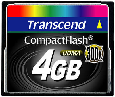 Карта памяти 4 Гб Compact Flash Transcend 300х [TS4GCF300]