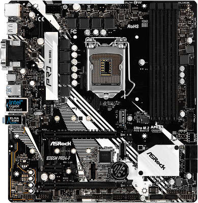 Материнская плата mATX LGA1151v2 ASRock B365M PRO4-F