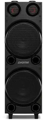 Минисистема Digma MS-14 черный 600Вт FM USB BT micro SD