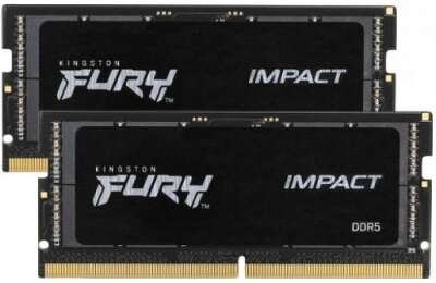 Набор памяти DDR5 SO-DIMM 2x16Gb DDR4800 Kingston FURY Impact (KF548S38IBK2-32)