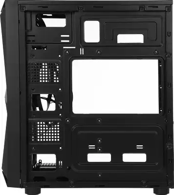 Корпус AeroCool Glider-G, черный, ATX, Без БП (Glider Cosmo-G-BK-v1)