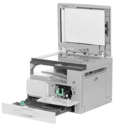 Ricoh MP 2014AD (912356) 417378N {МФУ, A3, 256Мб, 20стр/мин, дуплекс, GDI, ARDF50,  в комплекте тонер (4000стр), девелопер, инструкция, запуск инженером АСЦ 