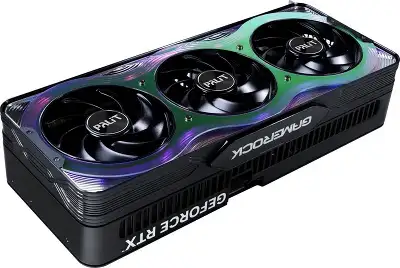 Видеокарта Palit PCI-E 5.0 RTX5090 GAMEROCK NVIDIA GeForce RTX 5090 32Gb 512bit GDDR7 2017/28000 HDMIx1 DPx3 HDCP Ret