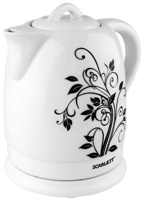 Чайник Scarlett SC-024 1.5л. белый (корпус: керамика)
