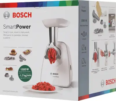 Мясорубка Bosch MFW2520W 1500Вт белый