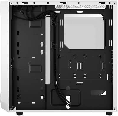 Корпус Fractal Design Focus 2 RGB White TG Clear Tint, белый, ATX, Без БП (FD-C-FOC2A-04)