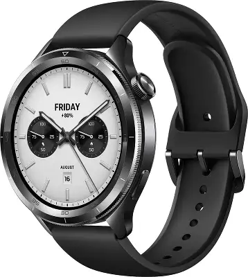 Смарт-часы Xiaomi Watch S4 47мм 1.43" AMOLED корп.черный рем.черный (BHR9195GL)