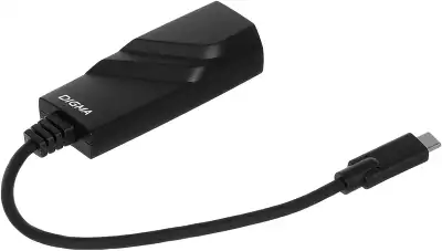 Сетевая карта Digma D-USBC-LAN1000, 1xRJ-45, 1 Гбит/с, USB Type-C, Retail