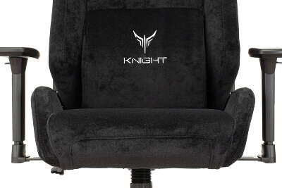 Кресло игровое Knight N1 Fabric черный Light-20 с подголов. крестов. металл