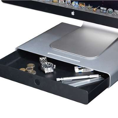 Настольная полка Just Mobile DW-500 для iMac и Apple Display