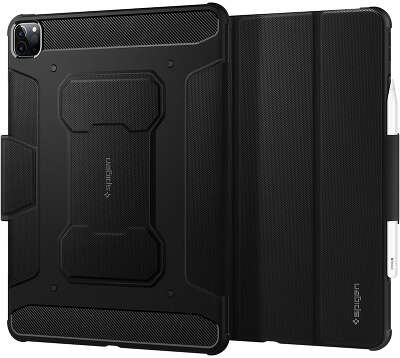 Чехол Spigen Rugged Armor для iPad Pro 12.9" 2020, Black [ACS01030]