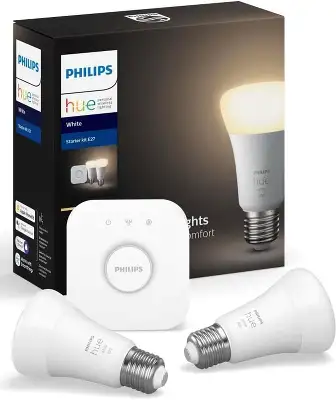 Умная лампа Philips Hue Starter Kit E27 9Вт 806lm (упак.:2шт) (929001821619)