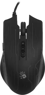 Мышь A4Tech Bloody Q82 черный/рисунок оптическая 6200dpi USB3.0 8but
