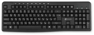 Клавиатура Оклик K225W черный USB беспроводная
