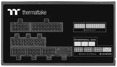 Блок питания Thermaltake ATX 650W Toughpower GF A3 Gen.5 80+ gold (20+4pin) APFC 120mm fan 8xSATA Cab Manag RTL