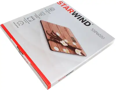 Весы напольные электронные Starwind SSP6020 макс.180кг рисунок