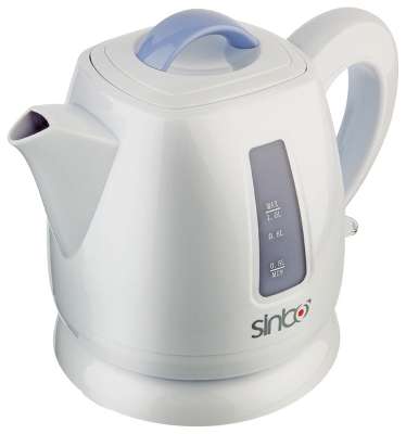 Чайник Sinbo SK 2359 1л. белый (корпус: пластик)