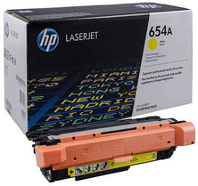 Картридж HP CLJ M651n/651dn/651xh (O) №654A, CF332A, Y, 15K