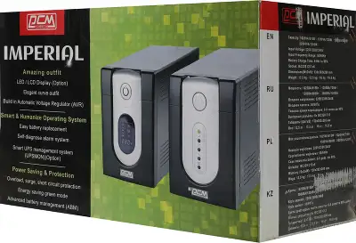 ИБП Powercom Imperial 1200, 1200VA, 720W, IEC, черный