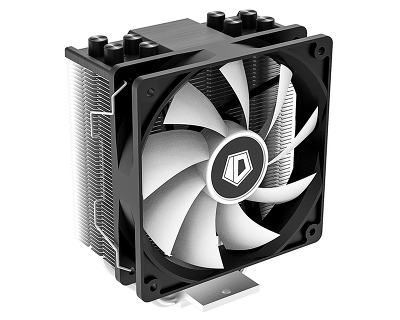 Кулер для процессора ID-COOLING SE-214-XT ARGB LGA1700/1200/115X/AM4 (16шт/кор, TDP 180W, PWM, 4 тепл.трубки прямого контакта, FAN 120mm, Addressable RGB LED) RET