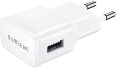 Зарядное устройство Samsung EP-TA20 с кабелем microUSB, 2A, белое