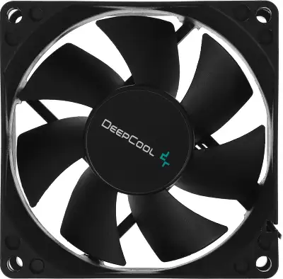 Вентилятор для корпуса Deepcool XFan 80 80х80x25 черный 4-pin (Molex) 20дБ (DP-FDC-XF80) Ret