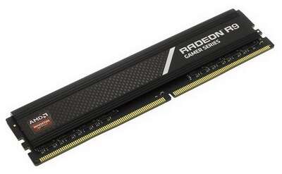 Модуль памяти AMD Radeon™ R9 Gamers Series Black R948G3206U2S-UO 8GB DDR4 3200 DIMM Non-ECC, CL16, 1.35V, Bulk, (181708)