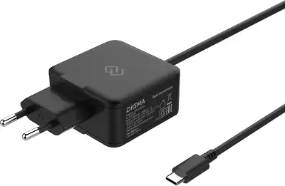 Блок питания Digma DM-U45-GAN автоматический 45W 5V-20V 2.25A от бытовой электросети