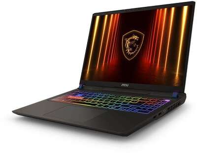 Ноутбук MSI Vector 16 HX AI A2XWIG-487XRU Intel Core Ultra 9 275HX/32Gb/SSD1Tb/RTX5080 16Gb/16"/IPS/WQXGA/2560x1600/240Hz/NoOS/Cosmos Gray (9S7-15M352-487)