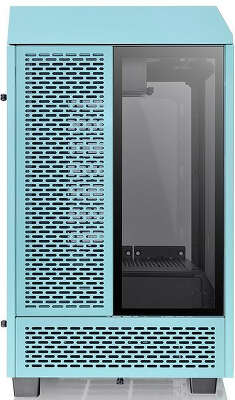 Корпус Thermaltake The Tower 100 Turquoise, бирюзовый, Mini-ITX, Без БП (CA-1R3-00SBWN-00)