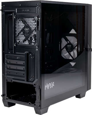 Корпус GameMax Cyclops BR, черный/красный, mATX, Без БП (Cyclops BR)