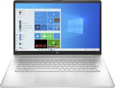 Ноутбук HP 17-cp2153ng Ryzen 5 7520U 8Gb SSD512Gb AMD Radeon 610M 17.3" IPS FHD (1920x1080) Windows 11 Home silver WiFi BT Cam (7P7M4EA)