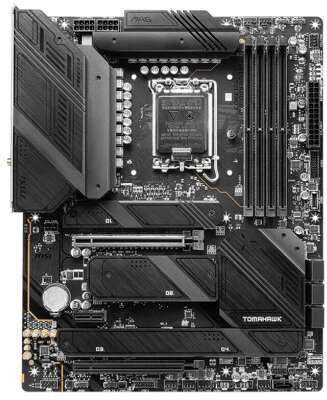 Материнская плата MSI MAG Z790 TOMAHAWK WIFI (LGA1700, ATX, Z790, 4xDDR5, RAID, 2xPCI-Ex16, 4xM.2, HDMI+DP) (MAG Z790 TOMAHAWK WIFI)