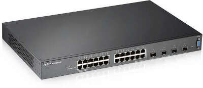 Коммутатор ZyXEL XGS2210-28, управляемый, 24x1 Гбит/с,SFP 4x10 Гбит/с, установка в стойку