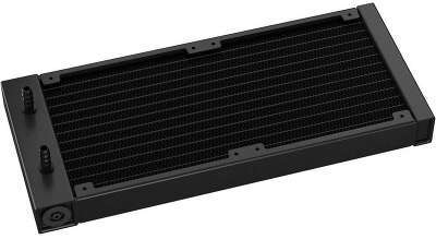 СВО для процессора Deepcool LD240 (Soc 1851/1700/1200/115X/AM4/AM5, 2*120mm fan, 2400rpm, 38.71 дБ, PWM 4-pin, Al) (R-LD240-BKMSN-G-1)