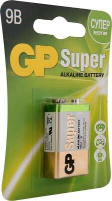 Элемент питания Крона GP Super GP1604AA21-5CRSBC1 G-TECH 6LR61 (1 шт в блистере)