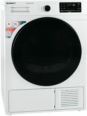 Сушильная машина Kraft KF-DM1001HPW кл.энер.:A+ макс.загр.:10кг белый