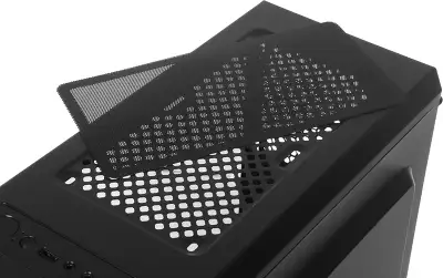 Корпус Accord JP-X черный без БП ATX 6x120mm 2xUSB2.0 1xUSB3.0 audio bott PSU