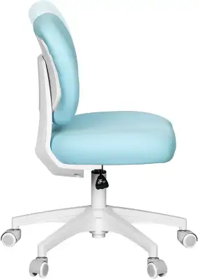 Кресло детское Cactus CS-CHR-3594BL голубой крестов. пластик белый