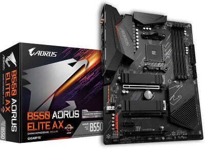 Материнская плата ATX LGAAM4 GIGABYTE B550 AORUS ELITE AX